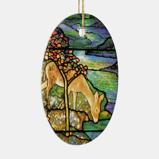 Tiffany Glas in lood Natuur Ornament (Rechts)