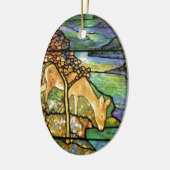 Tiffany Glas in lood Natuur Ornament (Links)