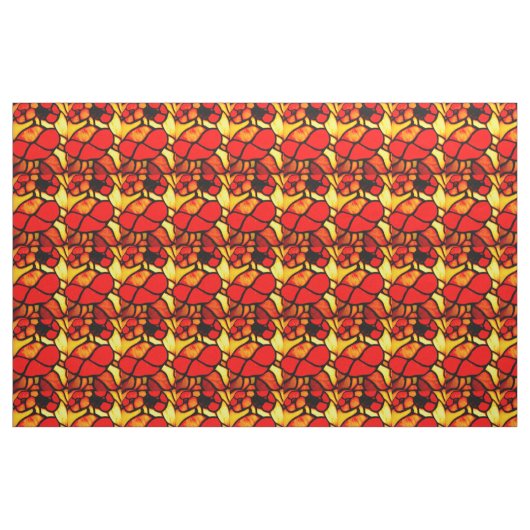 TIFFANY GLAS IN LOOD PATTERN STOF (Fat Quarter)