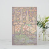 Tiffany Glas in lood Stationery Briefpapier (Staand voorkant)
