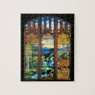 Tiffany Glas in lood Window Puzzle Legpuzzel