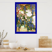 Tiffany Glas in lood Wisteria Print (Keuken)