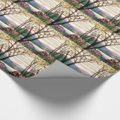 Tiffany Glas in lood wrapppapier Cadeaupapier (Hoek)