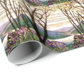 Tiffany Glas in lood wrapppapier Cadeaupapier (Rol Hoek)