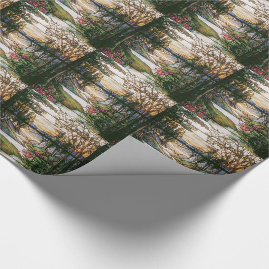 Tiffany Glas in lood wrapppapier Cadeaupapier (Hoek)