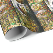 Tiffany Glas in lood wrapppapier Cadeaupapier (Rol Hoek)