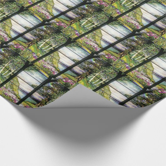 Tiffany Glas in lood wrapppapier Cadeaupapier (Hoek)