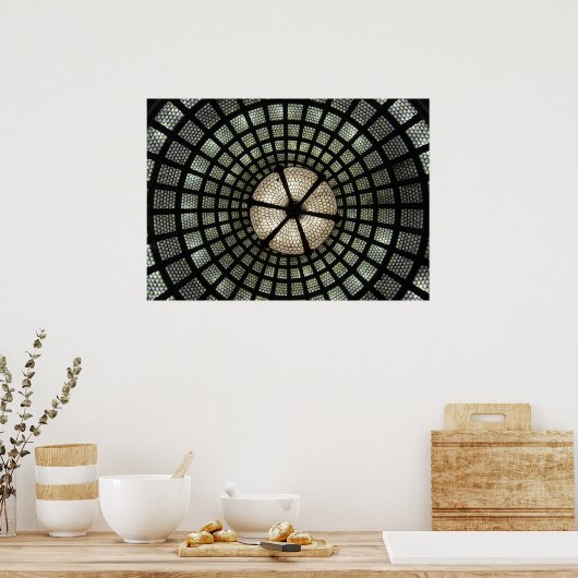 Tiffany Glass Dome Poster (Keuken)