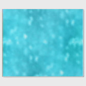 Tiffany Glitter Aqua Ocean Turquoise Glam Glam Gla Cadeaupapier (Vlak)