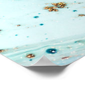 Tiffany Gold: Luxe marmer naadloos Poster (Hoek)