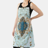 Tiffany Gold: Luxe marmer naadloos Schort (Insitu)