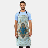 Tiffany Gold: Luxe marmer naadloos Schort (Gedragen)