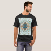 Tiffany Gold: Luxe marmer naadloos T-shirt (Voorkant volledig)