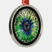 Tiffany Green-versiering Metalen Ornament (Rechts)