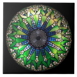 Tiffany Groene keramische tegels Tegeltje