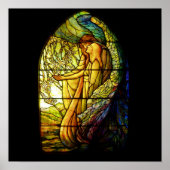 Tiffany Guiding Angel Stain Glass Poster (Voorkant)