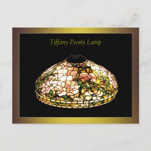 Tiffany Lamp Fine Art Excellence Briefkaart (Voorkant)