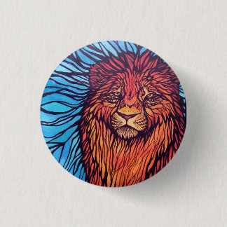 Tiffany Lion Painting Ronde Button 3,2 Cm