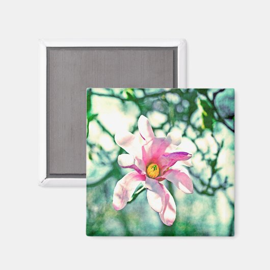 Tiffany Magnolia Magneet (Voorkant / Achterkant)
