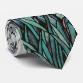 Tiffany Magnolias en Irises v.5 Stropdas (Opgerold)