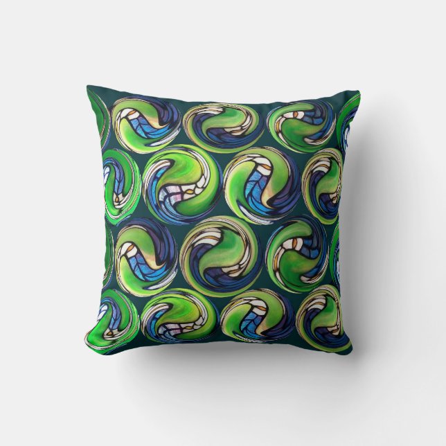 Tiffany Marbles Worpillow Kussen (Voorkant)