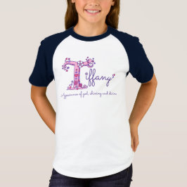 Tiffany meisjes naam en betekenis T monogram shirt