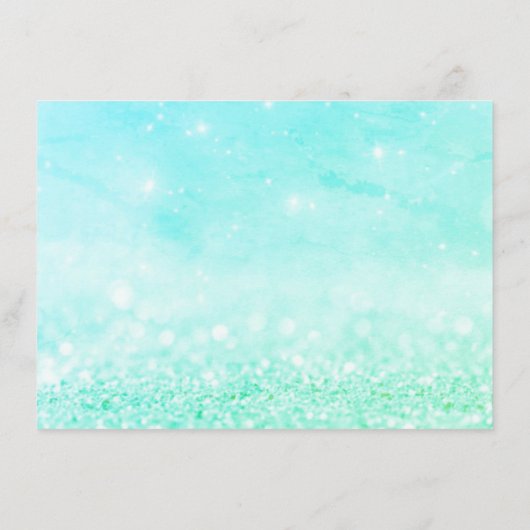 Tiffany Mint Glitter Makeup Certificate Gift (Achterkant)