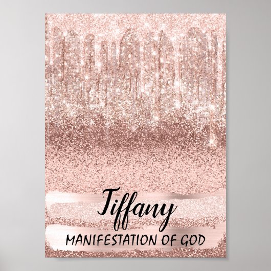Tiffany Naam Betekenis Verjaardagscadeau 16de Brui Poster (Voorkant)