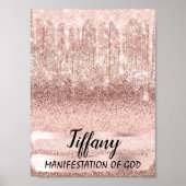 Tiffany Naam Betekenis Verjaardagscadeau 16e Bruid Poster (Voorkant)