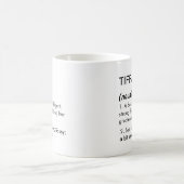 Tiffany naam, Bewerkbare naam, Aangepaste naam Koffiemok (Center)