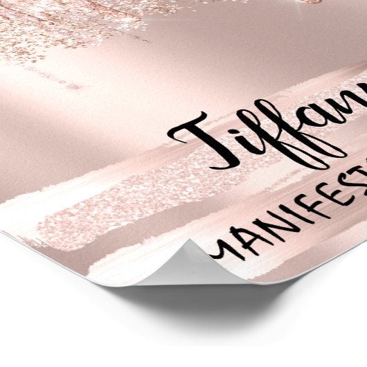 Tiffany Name Beting Birthday Gift16th Bridal Show Poster (Hoek)