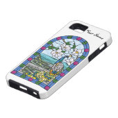 Tiffany Peacock iPhone 5 Case-Mate iPhone Case (Onderkant)