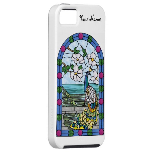 Tiffany Peacock iPhone 5 Case-Mate iPhone Case (Back/Rechts)