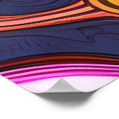 Tiffany Queen Gouden Bruin Haar Zwart Melanine Afr Poster (Hoek)