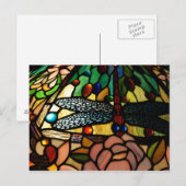 Tiffany Sluit Glas in lood lamp Shade Briefkaart (Voorkant / Achterkant)