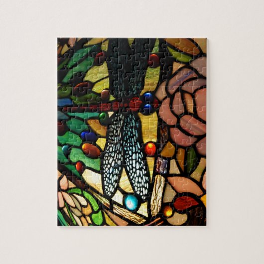 Tiffany Sluit Glas in lood lamp Shade Legpuzzel (Verticaal)