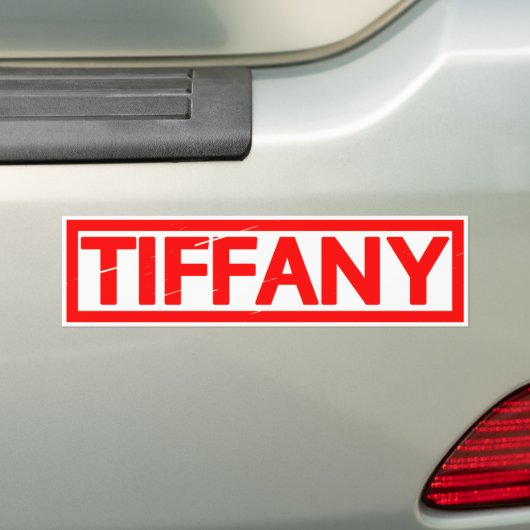 Tiffany Stamp Bumpersticker (Op auto)