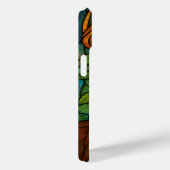 Tiffany-stijl Gebrandschilderd Glasontwerp met Her Case-Mate iPhone Case (Achterkant / Rechts)