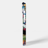 Tiffany-stijl Gebrandschilderde Kerstboom Case-Mate iPhone Case (Achterkant / Links)