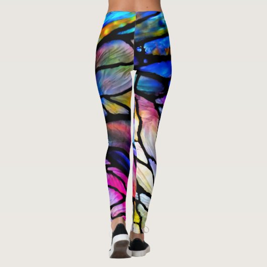 Tiffany-stijl Glas in lood Leggings (Achterkant)