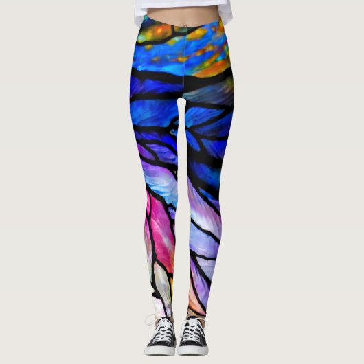 Tiffany-stijl Glas in lood Leggings (Voorkant)