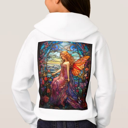 Tiffany stijl Glas in lood magische fee (Achterkant)