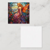 Tiffany stijl Glas in lood magische fee Informatiekaartje (Voorkant / Achterkant)