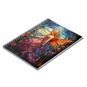 Tiffany stijl Glas in lood magische fee Notitieboek (Linkerzijde)