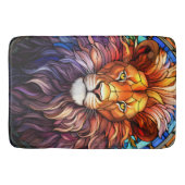 Tiffany-stijl Glas in lood Majestic Lion Badmat (Voorkant)
