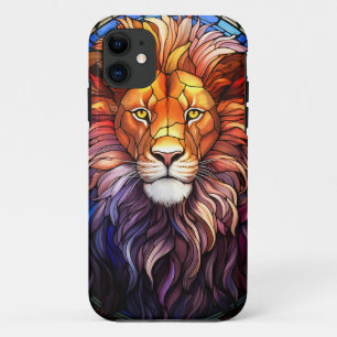 Tiffany-stijl Glas in lood Majestic Lion Case-Mate iPhone Case