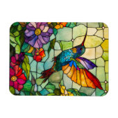 Tiffany-stijl raam met kolibrie magneet (Horizontaal)