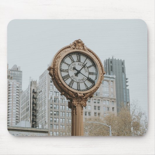 Tiffany Street Clock in New York Muismat (Voorkant)