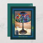 Tiffany Tulip Lamp Art Briefkaart (Voorkant / Achterkant)