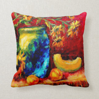 Tiffany Vase, Sunflower Harvest Table by Sharles Kussen